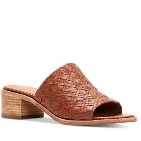 Frye Shoes - Frye Cindy Brown Woven Leather Mule Clogs – Women's Size 9 M